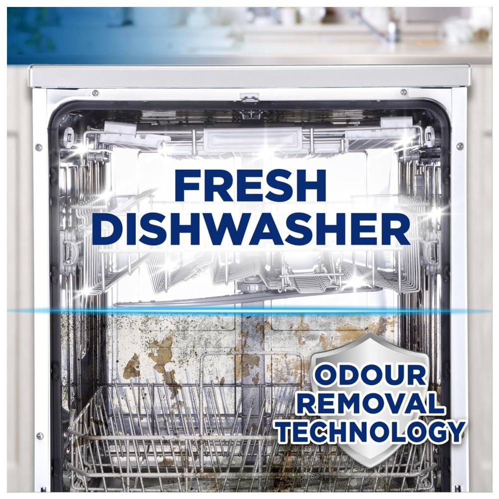 Finish Dishwasher Machine Cleaner | Lemon | 6 Washes (250ml x 6) |Deep Cleans and Helps to prolong life of your dishwasher