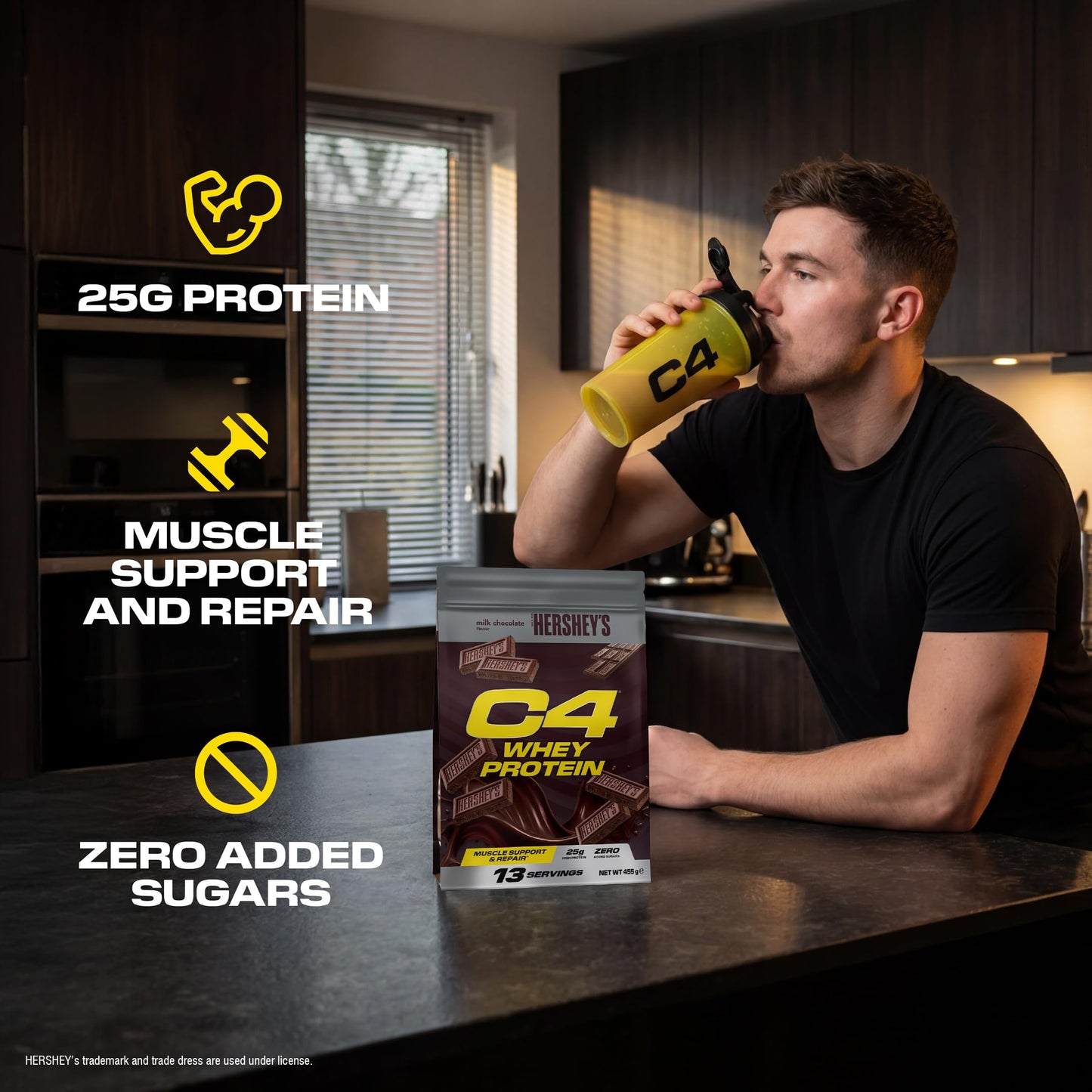 Cellucor C4 Whey Protein Powder, Low Sugar, Post-Workout Recovery