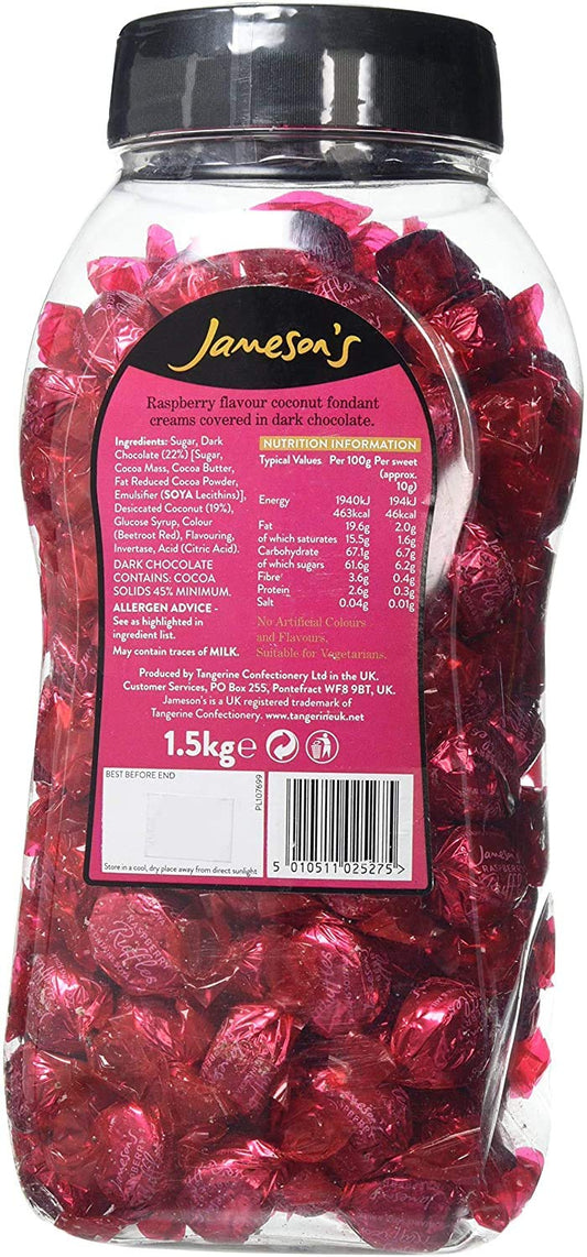 1 X JAMESONS RASPBERRY RUFFLES JAR 1.5kg | 1 PACK BUNDLE