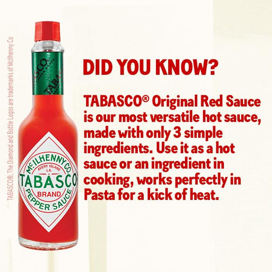 Tabasco Red Pepper Sauce | 1 x 350 ml | Chili Sauce | Hot Sauce | Vegan | Vegetarian | 100% Natural Ingredients | Seasoning Sauce