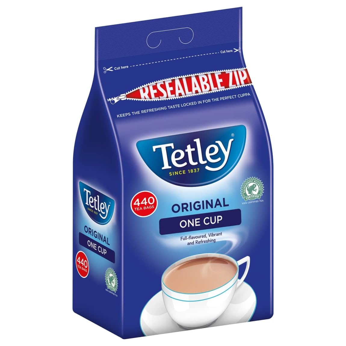 Tetley Original Tea Bags, Pack of 80