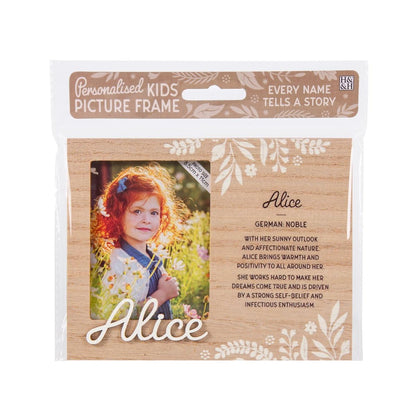 Personalised picture frames
