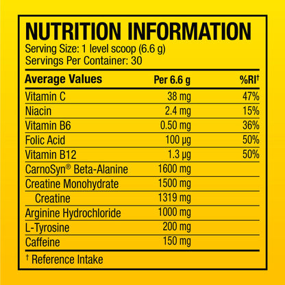 C4 Original Beta Alanine Sports Nutrition Bulk Pre Workout Powder for Men & Women