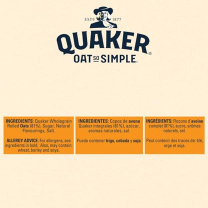 Quaker Oat So Simple Golden Syrup Porridge Sachets