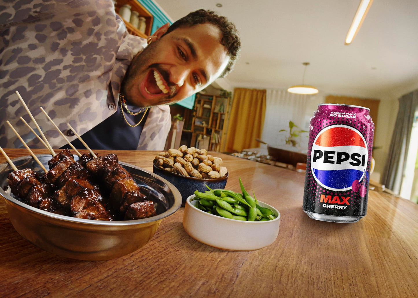 Pepsi Max Cherry No Sugar Cola Cans 24 x 330ml