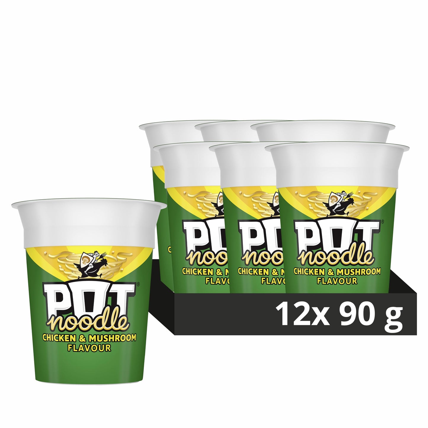 Pot Noodle Chicken & Mushroom Instant Vegetarian Snack
