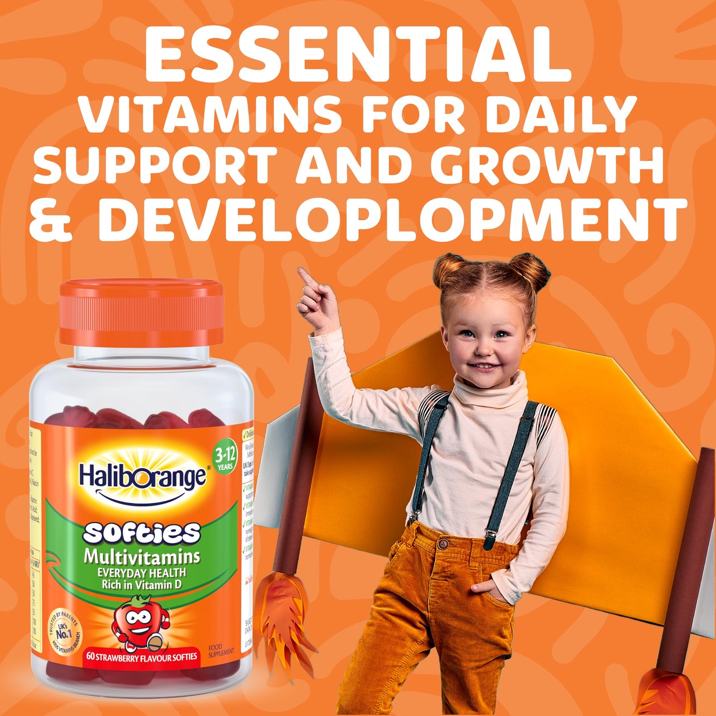 Haliborange Multivitamins Fruit Softies 60 Pack