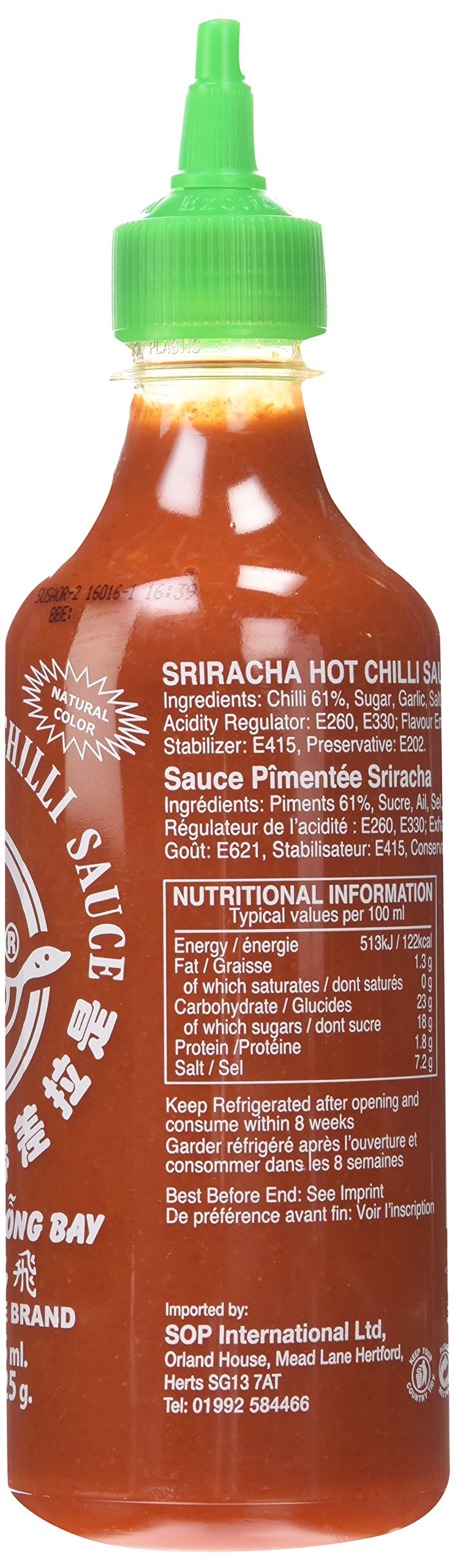 Flying Goose Sriracha Hot Chilli Sauce 730 ml (Pack of 2)