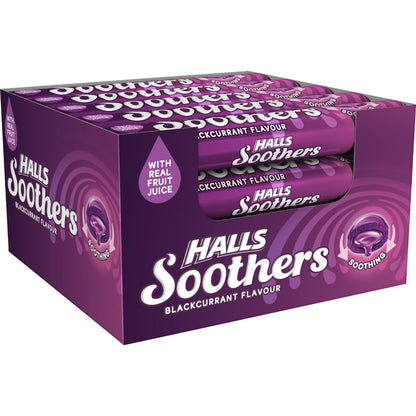 Halls Soothers Blackcurrant, 3 x 45 g