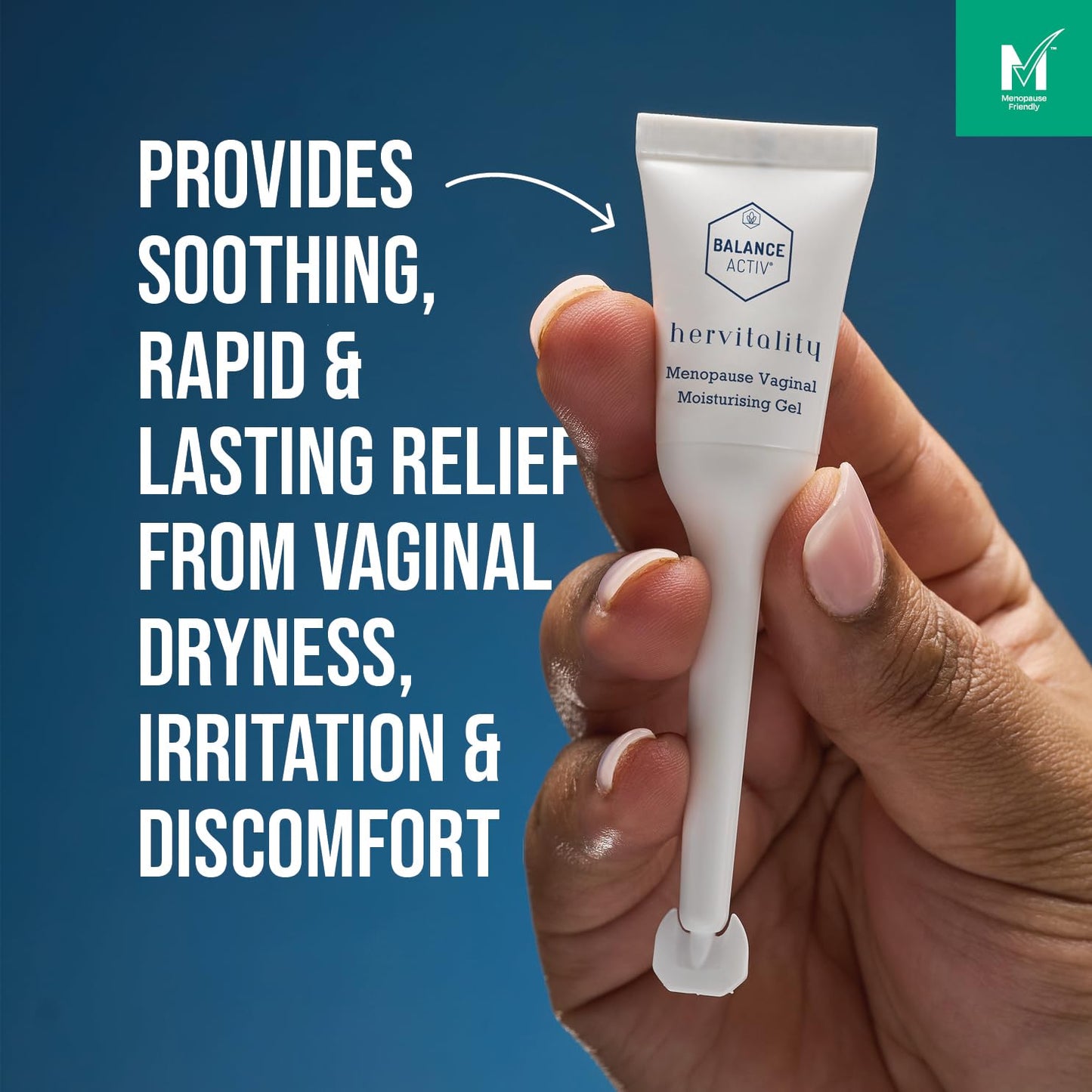 Balance Activ Vaginal Moisturiser, Menopause Moisture Gel, Long-Lasting, Fast Relief from Vaginal Dryness and Discomfort, Vaginal Dryness Treatment for Women