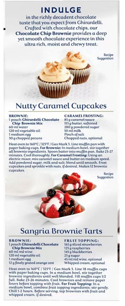 Ghirardelli Triple Chocolate Brownie Mix 2.26kg