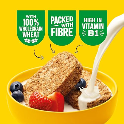 Weetabix Original Pack of 96 x 1 Biscuit (18g) – 100 percent Wholegrain & High Fibre – Source of Iron & Vitamin B1 – UK’s No.1 Breakfast Cereal