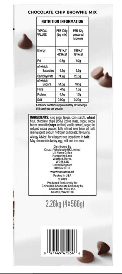 Ghirardelli Triple Chocolate Brownie Mix 2.26kg