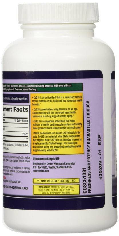Kirkland Signature CoQ10 300 mg, 200 Softgels by Kirkland Signature
