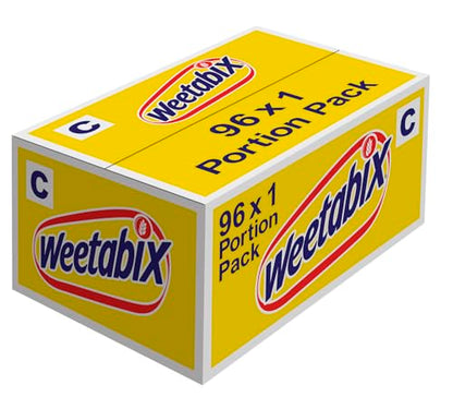Weetabix Original Pack of 96 x 1 Biscuit (18g) – 100 percent Wholegrain & High Fibre – Source of Iron & Vitamin B1 – UK’s No.1 Breakfast Cereal