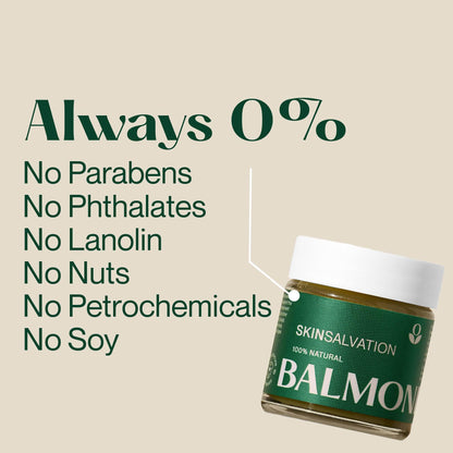 Balmonds Skin Salvation Moisturising Balm - Natural Eczema & Psoriasis Treatment Suitable for All Ages, Handmade in UK