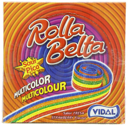 Vidal Rainbow Rolla Belta (Pack of 1, Total 24 Pieces)