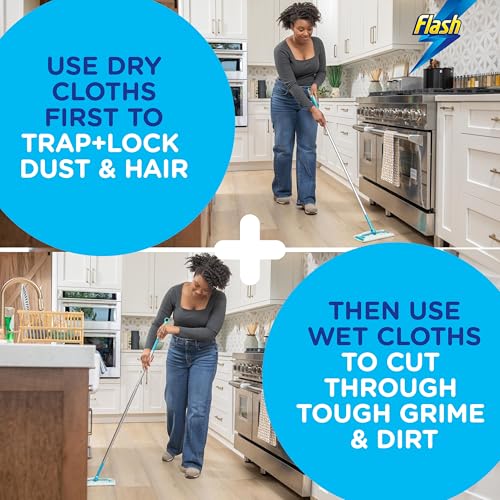 Flash Speed Mop Starter Kit, All-In-One Floor Mopping System