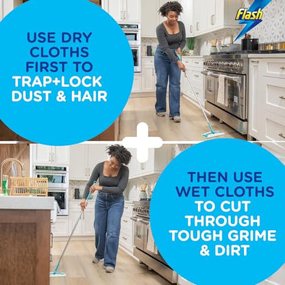 Flash Speed Mop Starter Kit, All-In-One Floor Mopping System