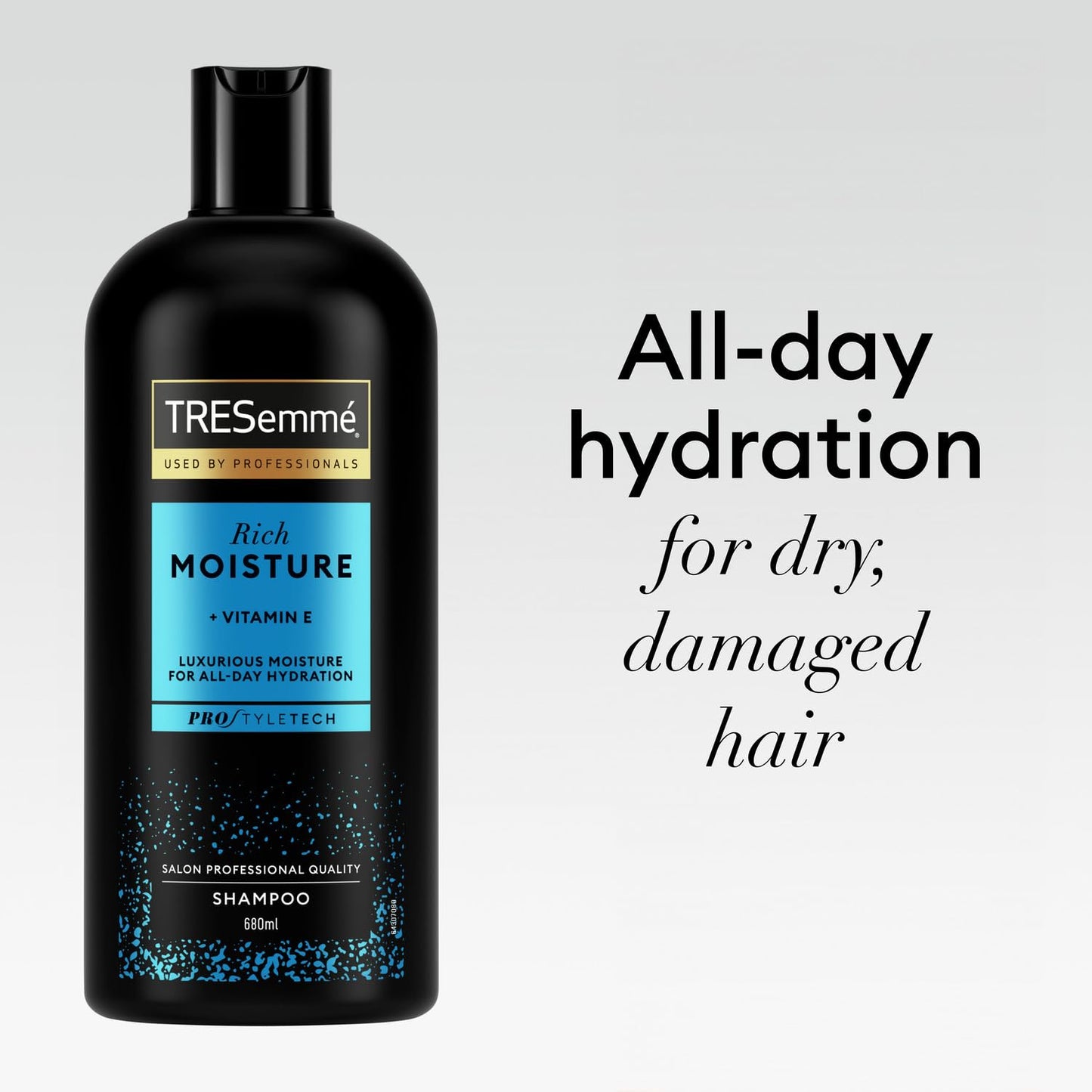 TRESemmé Rich Moisture Shampoo all-day hydration for dry damaged hair ml