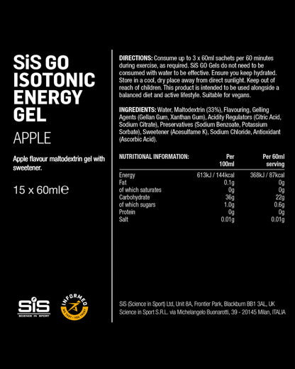 Science in Sport GO Isotonic Energy Gel
