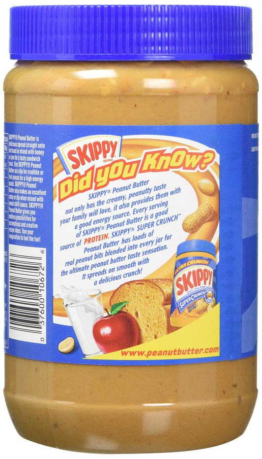 Skippy Extra Crunchy Super Crunch Peanut Butter 1.13Kg