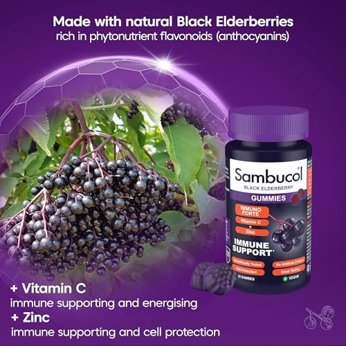SAMBUCOL IMMUNO Forte Gummies, 30 Count (Pack of 1)