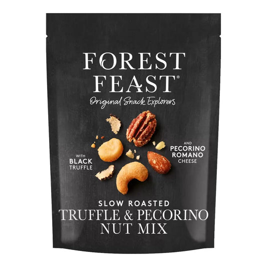 Forest Feast Truffle and Pecorino Roasted Nut Mix 900g Bag – Gourmet Snack with Cashews Almonds and Pecorino Cheese Flavour