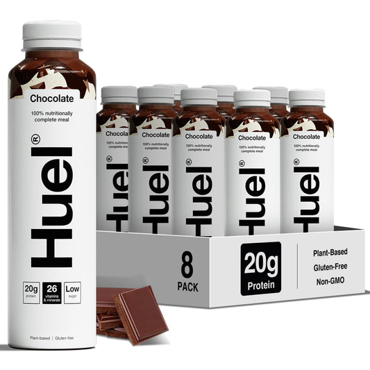 Huel Ready-to-drink Meal, Protein Shakes, Pre-Portioned Meal, 20g of Protein per Bottle, Rich in Essential Vitamins, Minerals and Fibre Meal Replacement Shake