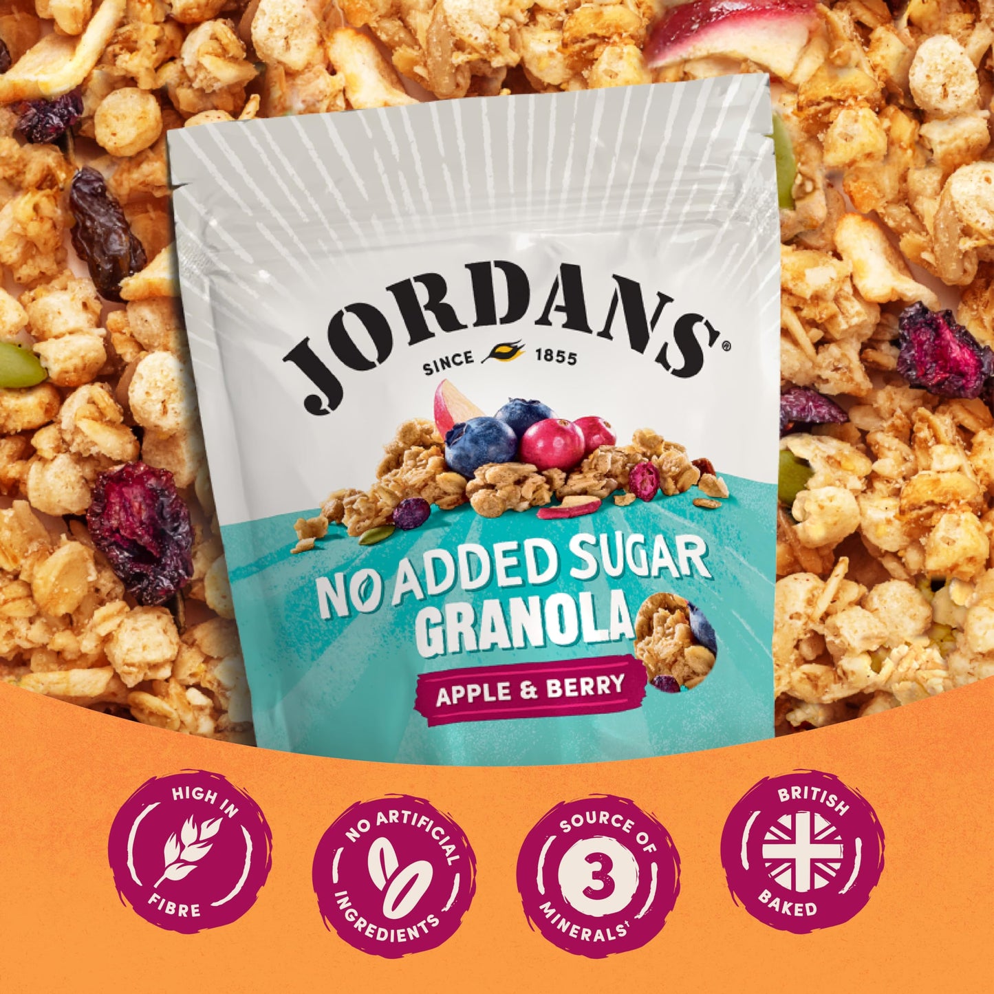 Jordans No Added Sugar Granola