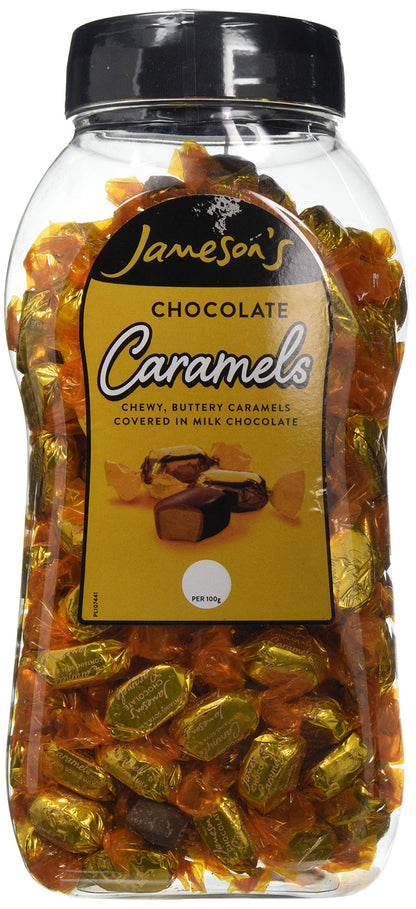 Jameson's Caramels - Premium Quality Caramels Covered in Milk Chocolate 1.5kg Jar