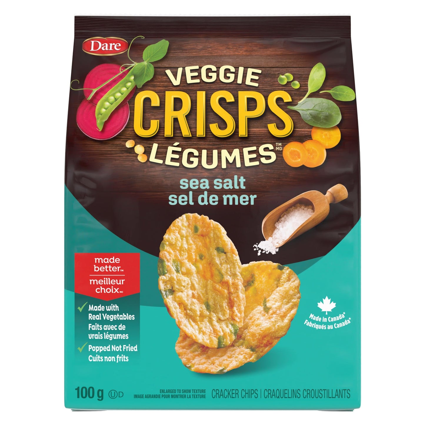 Dare Foods Veggie Crisps - Sea Salt