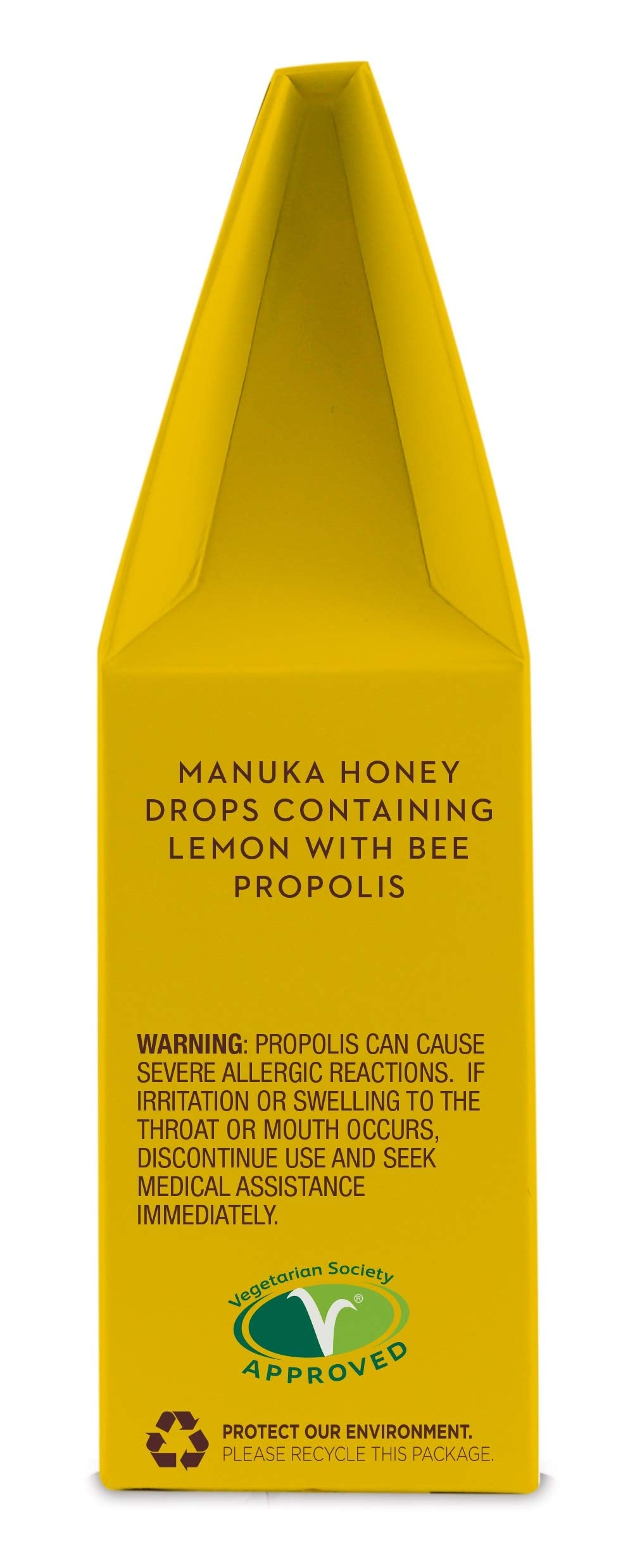 Wedderspoon Organic Manuka Honey Drops, 120g, 3 Pack - Lemon with Bee Propolis