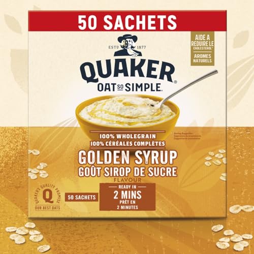 Quaker Oat So Simple Golden Syrup Porridge Sachets