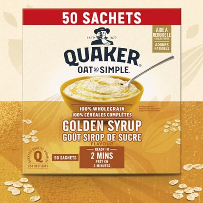 Quaker Oat So Simple Golden Syrup Porridge Sachets