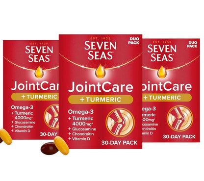 Seven Seas Jointcare Supplex & Turmeric 30 Duo Caps by Seven Seas (Packs of 3)