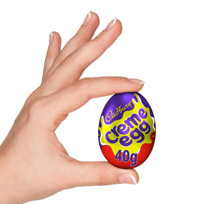 Cadbury Milk Chocolate Creme Eggs, Bulk Pack, Perfect for Easter Egg Hunts, 40 g (Pack of 48)