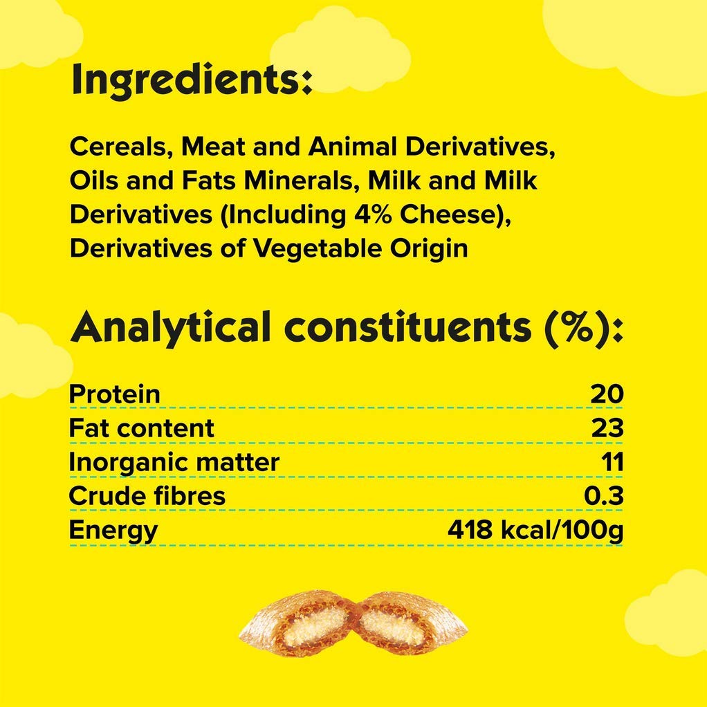 Cat Treats Variety Pack - Chicken, Salmon Flavour & Cheese, Pack of 12 (12 x 60 g)