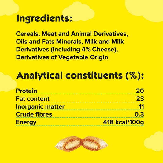 Cat Treats Variety Pack - Chicken, Salmon Flavour & Cheese, Pack of 12 (12 x 60 g)