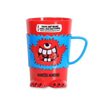 Personalised Monster Mug – Pre Personalised with Popular Names Funny Monster Shaped - Unique Gift for Birthdays, Halloween, or Christmas