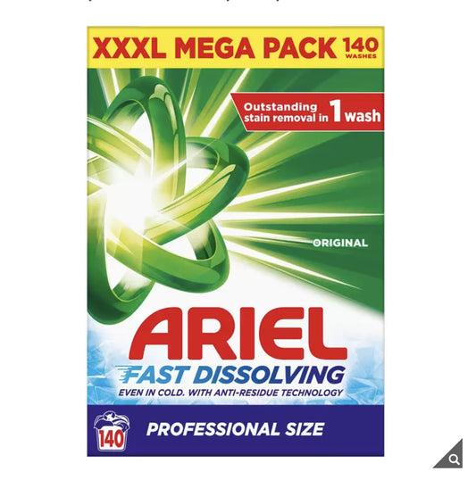 Ariel Professional Regular Washing Powder 9kg 140 Washes