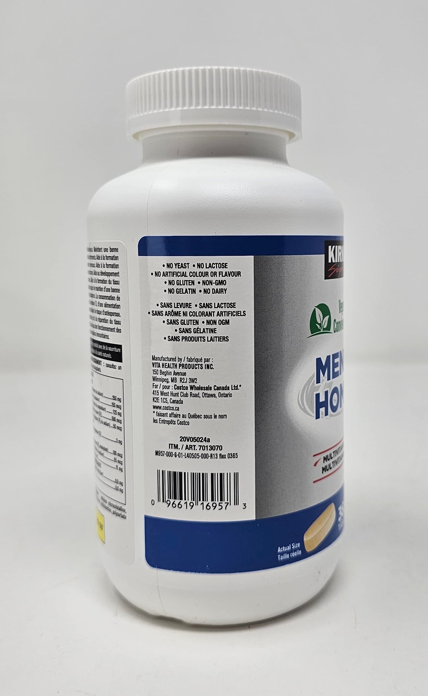Kirkland Signature Men 50+ Multivitamin, 365 Tablets