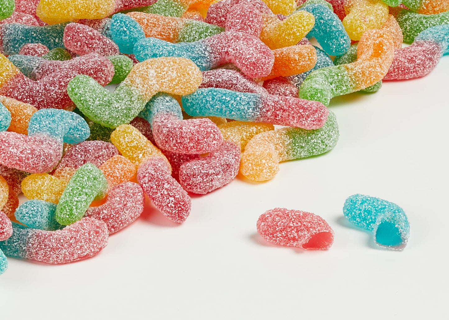 Trolli Sour Glow Worms 1kg Bag German Candy