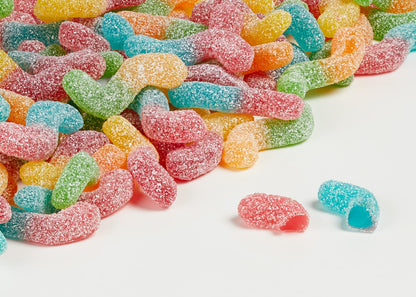Trolli Sour Glow Worms 1kg Bag German Candy