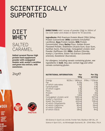 PhD Nutrition Diet Whey High Protein Lean Matrix, Whey Protein Powder, High Protein