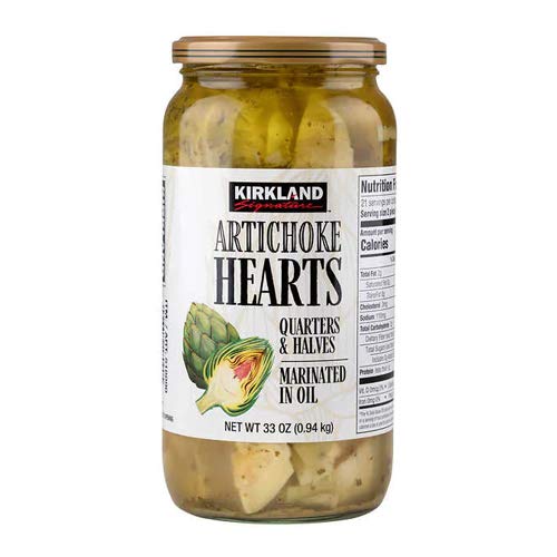 KIRKLAND SIGNATURE, Marinated Artichoke Heart 935 g (Pack of 1)