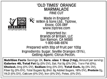 Tiptree Wilkins Marmalade Old Times 454 g (Pack of 6)