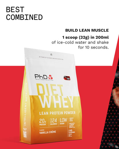 PhD Nutrition Diet Whey High Protein Lean Matrix, Whey Protein Powder, High Protein