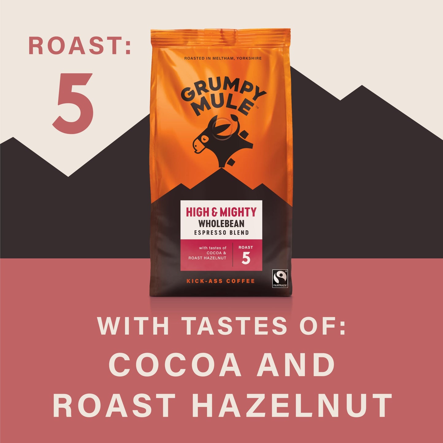 Grumpy Mule Kick-Ass House Blend Ground Coffee