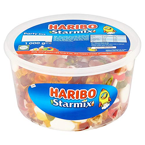 Haribo Starmix 1kg sweets party tub star mix